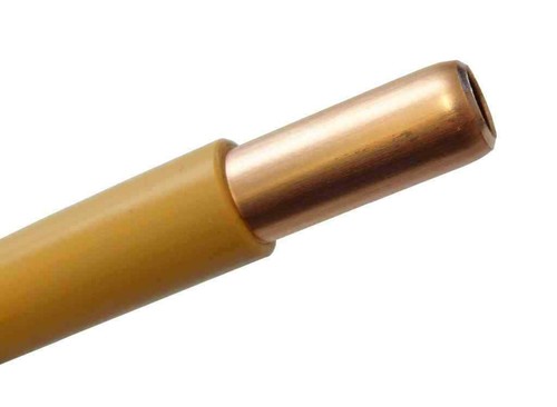 10mm yellow plastic coated - plastic,