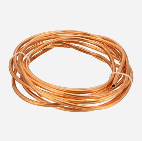 Soft seamless copper tubing - copper,
