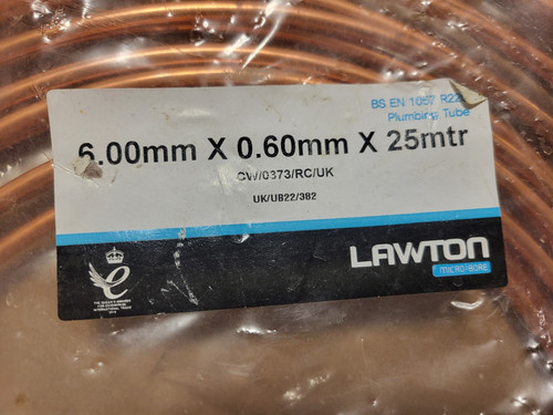 6mm wall copper - 6mm,