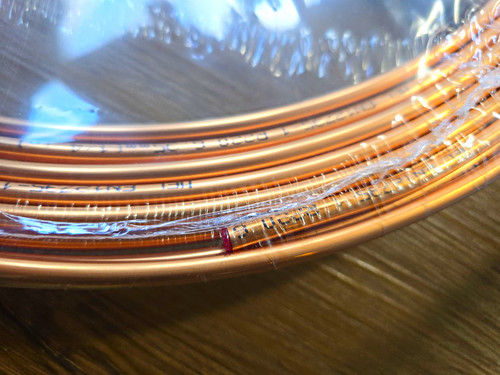 Copper tube coil - 3/8, x
