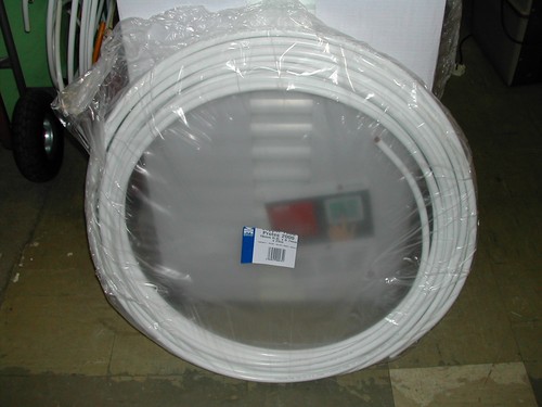 10mm 25m coil white plastic - 25m,