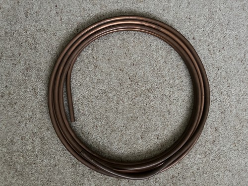 10mm copper pipe - coil, over