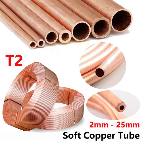 Soft copper tube pipe coil - copper,