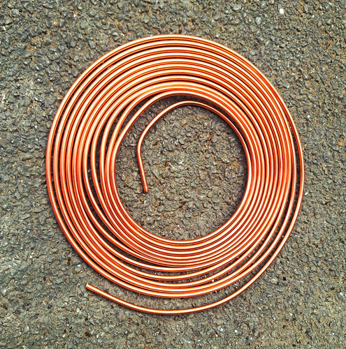 Brake pipe flexible - flexible, copper